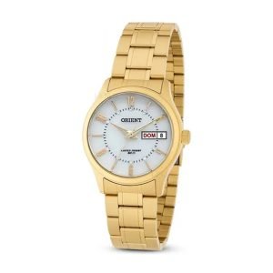 Relógio Orient Feminino Dourado Fundo Branco Edição Especial