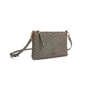 Bolsa Clutch Dourada Metalizada Alça Transversal