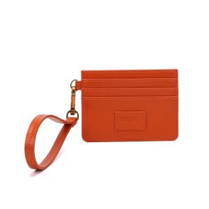 Porta Cartão Soft Laranja Alça De Mão - Santa Lolla