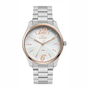 Relógio Technos Trend Quartzo Prata Feminino Aço Inoxidável