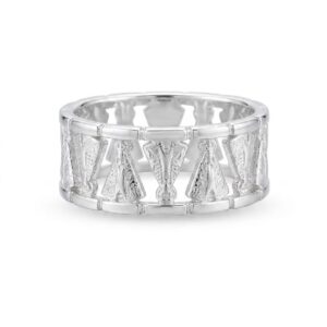 Anel em Prata 925 - Nossa Senhora - Tamanho 16